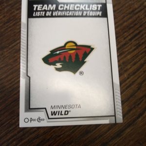 2020-2021 O-Pee-Chee Team checklist Wild