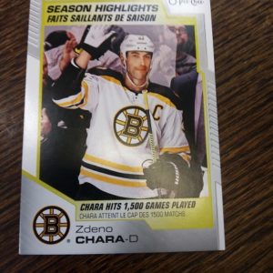 2020-2021 O-Pee-Chee Season highlights Zedeno Chara