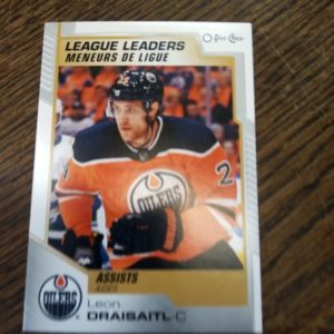 2020-2021 O-Pee-Chee League Leaders Leon Draisaitl