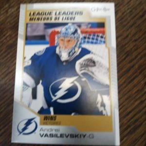 2020-2021 O-Pee-Chee League Leaders Andrei Vasilevskiy