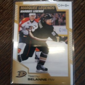 2020-2021 O-Pee-Chee Marquee legends Teemu Selänne