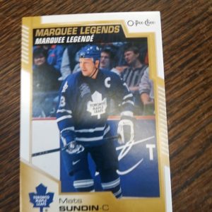 2020-2021 O-Pee-Chee Marquee legends Mats Sundin