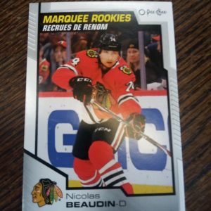 2020-2021 O-Pee-Chee Marquee rookies Nicolas Beaudin