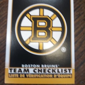 2020-2021 O-Pee-Chee Team checklist bruins