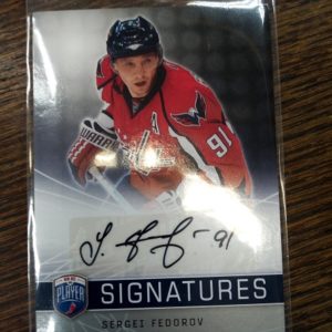 2008-09 Sergei Fedorov signatures be a player