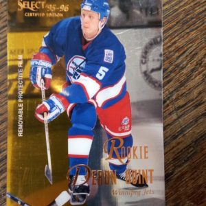 1995-96 select Deron Duint rookie