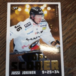 2020-21 Cardset SM-Liiga top scorer Jussi Jokinen