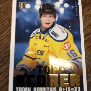 2020-21 Cardset SM-Liiga top scorer Teemu Henritius