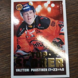 2020-21 Cardset SM-Liiga top scorer Valteri Puustinen