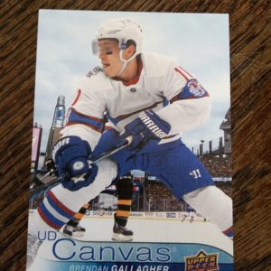 2016-17 UD canvas Brendan Gallagher