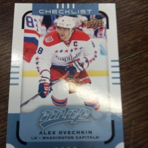 2015-16 ud mvp NHL checklist Alex Ovechkin