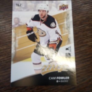 2015-16 ud mvp NHL Cam Fowler
