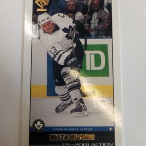2000-2001 Pacific Private Stock PS-2001 Action Mats Sundin