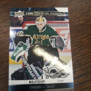2017-18 UD series 1 centennial standouts Ed Belfour