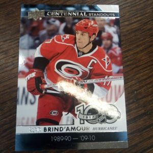 2017-18 UD series centennial standouts Rod Brind`amour