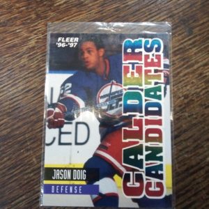 1996-97 fleer Calder Candiates Jason Doig