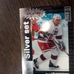 1995-96 UD CC Silver set you crash game Alexei Zhamnov