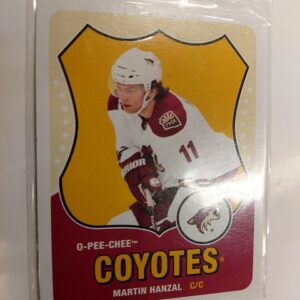 2010-11 O-pee-chee Blank Back Martin Hanzal
