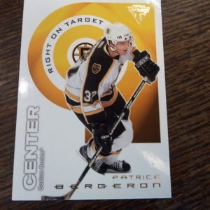 2004-05 titanium right on target Patrice Bergeron