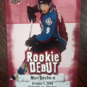 2009-10 UD Hockey Series 2 Matt Duchene (Rookie Debut)