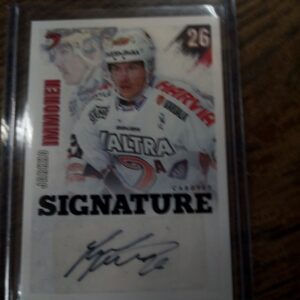 2020-21 sm-liiga Jarkko Immonen singature