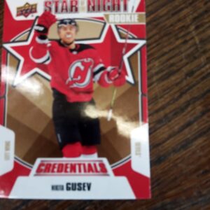 2019-2020 credentials Star of the night rookie Nikita Gusev