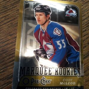 2008-09 UD OPC marquee rookies Cody McLeon