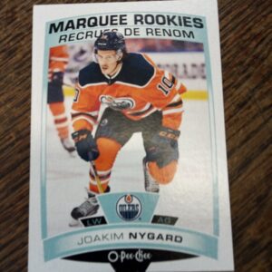 2019-20 UD OPC marquee rookies Joakim Nygard