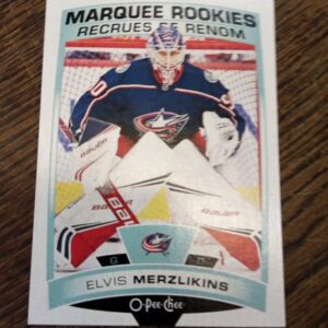 2019-20 UD OPC marquee rookies Elvis Merzlikins