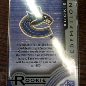2002-03 spx rookie redemption