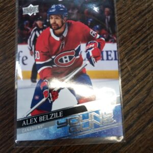 2020-21 UD series 1 Alex Belzile young guns