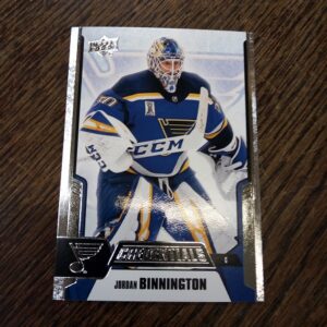 2019-20 UD credentials Jorda Binnington