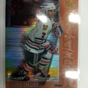 1998-99 Topps Finest Mystery Bronze Refractor Chris Chelios