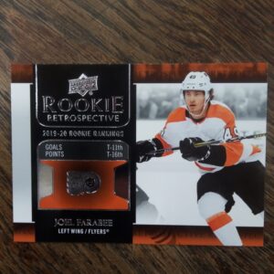 2020-21 UD series 1 Rookie Retrospective Joel Farabee