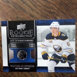 2020-21 UD series 1 Rookie Retrospective Victor Olofsson