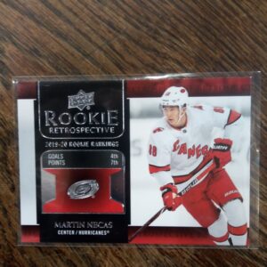 2020-21 UD series 1 Rookie Retrospective Martin Necas