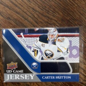2020-21 UD series 1 Game Jersey Carter Hutton