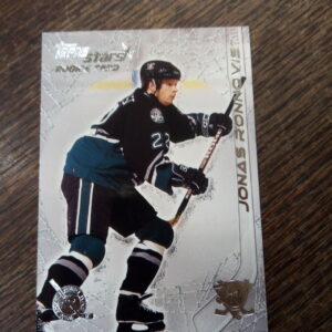 2001-02 topps Jonas Ronnqvist stars rookie cards