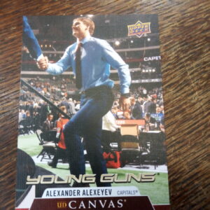 2020-21 UD series 1 young guns Alexander Alexeyev canvas