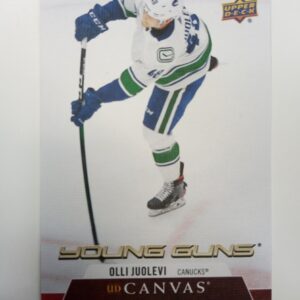 2020-21 Upper Deck Series 1 Canvas Young Guns Olli Juolevi