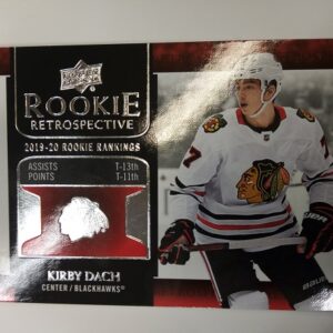 2020-21 Upper Deck Series 1 Rookie Retrospective Kirby Dach