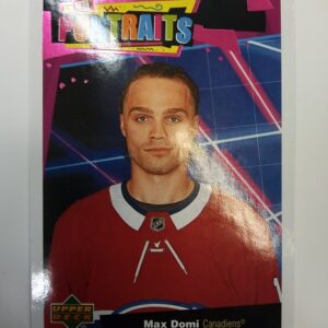 2020-21 Upper Deck Series 1 Portraits Max Domi