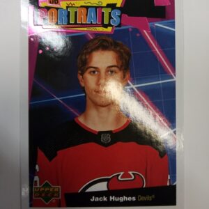 2020-21 Upper Deck Series 1 Portraits Jack Hughes