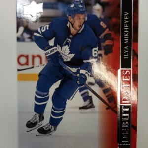 2020-21 Upper Deck Series 1 Debut Dates Ilya Mikheyev
