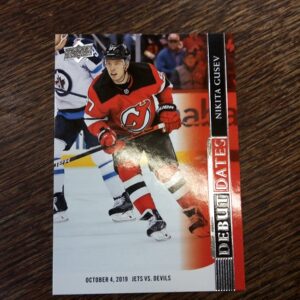2020-21 Upper Deck Series 1 Debut Dates Nikita Gusev