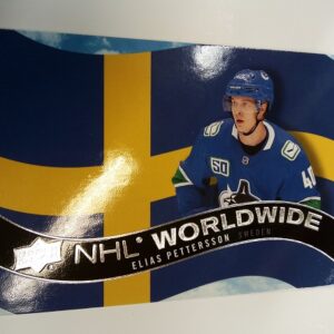 2020-2021 Upper Deck Series 1 Worldwide Elias Pettersson