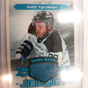 2020-21 Cardset Game Worn Jersey Antti Tyrväinen redemption