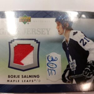 2007-08 Upper Deck Game Jersey Börje Salming