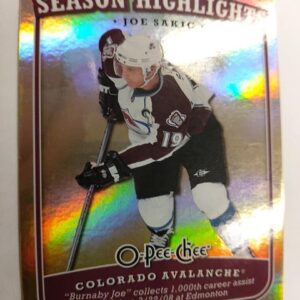 2008-09 O-pee-chee Season Highlights Joe Sakic SH-9