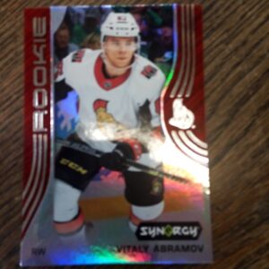 2019-2020 Upper Deck Synergy rookie Vitaly Abramov